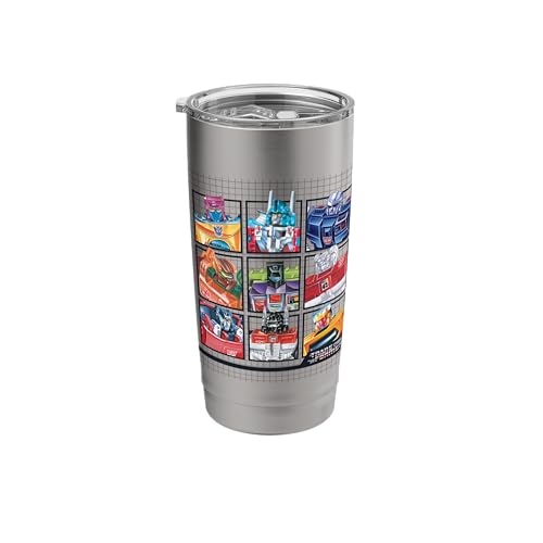 Transformers Retro Autobots Character Box Ups Stainless Steel Insulated Tumbler