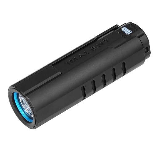 IMALENT LD70 Mini EDC Flashlight Led Rechargeable Handlight, High Performance 4000 lumens Torch -Uses CREE XHP70.2 LED,with OLED Display 6 Bightness Levels for Camping and Hiking(Black)