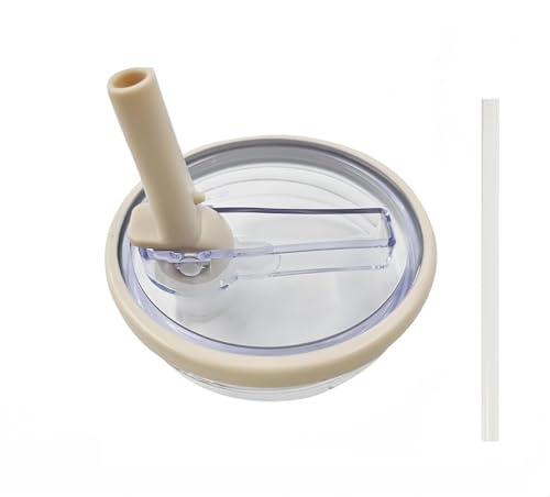 40 oz Tumbler Flip Straw Lid for Stanley Cup,Spill Proof Splash Resistant Tumbler Lids,Reusable Tumbler Cover for Stanley Cup