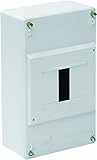 Caja de ICP para instalar en superficie de 1 a 4 elementos, Color marfil