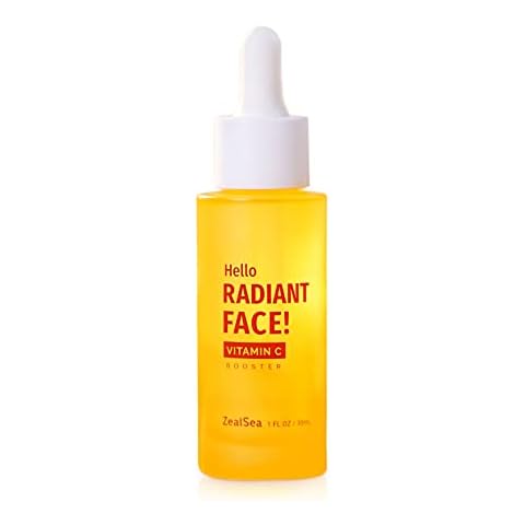 ZealSea Vitamin C Serum for Face,15% Pure L-Ascorbic Acid,Brightening Skin, Anti-Oxidation, Hydrating Serum for Dark Spots,Anti-aging and Wrinkles 1fl oz Cover