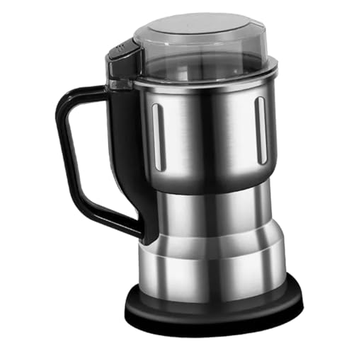 DIYEAH Molinillo de Café Eléctrico Hogar Pequeño para Granos de Café y Espresso Motor Potente Diseño Compacto y Fácil de Limpiar Adecuado para Cocina y Moler Granos Pequeños