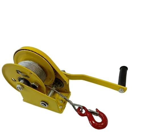 Air Conditioner Outdoor Unit Installation Tools, Hand Winch + Bracket, Easy Lifting, High-Altitude Installation Tools (Color : Only 5HP Thickened Bracket) (1200lb Self Locking Winch 20m)