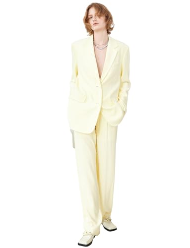 Ensemble deux pièces femme veste pantalon costume velours vêtement quotidien