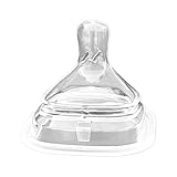 Chupete de lactancia | Chupete de silicona suave para lactancia - Chupete de lactancia con diseño cuadrado para lactancia materna con dificultades de cierre pezones planos invertidos