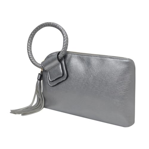 Image of NGIL Faux Leather Mini Wristlet Purse | Women's Handbag, Fashion Wristlet Wallet, Compact Everyday Purse with Fringe Tassel