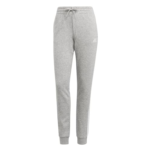 adidas Damen W 3s Ft C Pt Pants, Medium Grey Heather/White, S EU