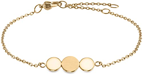 Boccia Damen Armband aus Titan in der Farbe Gold, antiallergen, 21cm, 03021-02 Boccia Damen Armband aus Titan in der Farbe Gold, antiallergen, 21cm, 03021-02