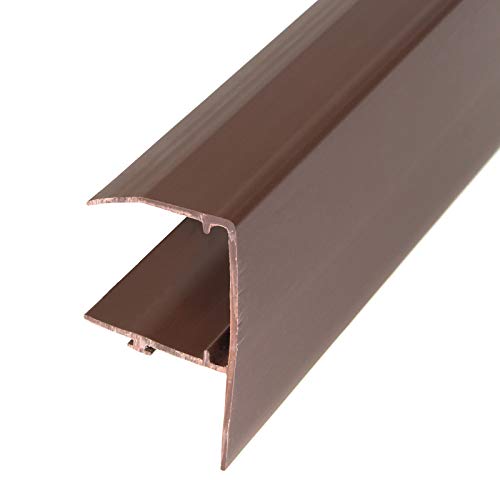 Sunwood Snap-Tight Glazing Bar Edge Trim - 25 x 3m, Brown