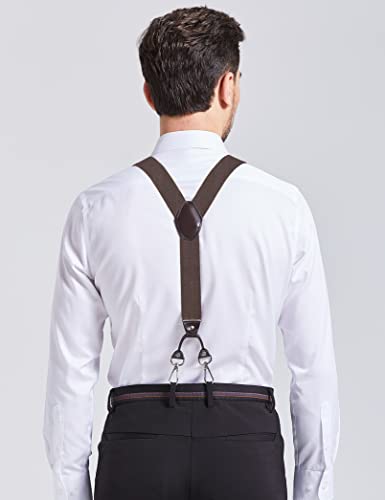 Image of Men's Suspenders with Swivel Hooks and Adjustable Braces, Suitable for Heavy Duty, Big and Tall