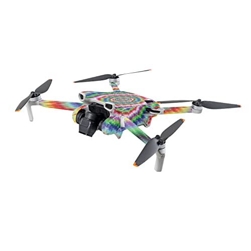 Image of MightySkins Carbon Fiber Skin Compatible with DJI Mini 3 - Vibration | Protective, Durable Textured Carbon Fiber Finish | Easy to Apply | Made in The USA