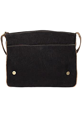 Lenna's Pasta Carteiro de Lona A003 Preto