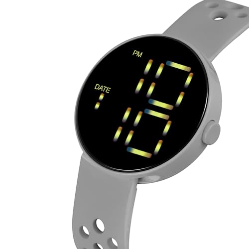 Image of PAPIO Digital Boy's Watch (Black Dial Multi Colored Strap)