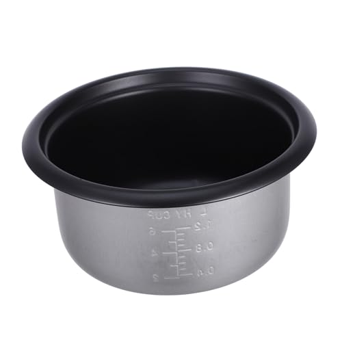 TIDTALEO Revestimiento De Olla Arrocera Olla Interior Antiadherente Olla Arrocera Interior Reemplazo De La Olla Arrocera Tazón De Cocina Reemplazar Forro De Cocina Pequeño Aleación