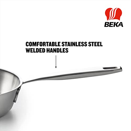 Beka-Maestro-Frying-Pan-Skillet-Stainless-Steel-Pan-with-5-Ply-Construction-Oven-Safe-Skillet-Induction-Compatible-Cookware-Fry-Pan-Dishwasher-Safe-Omelette-Pan