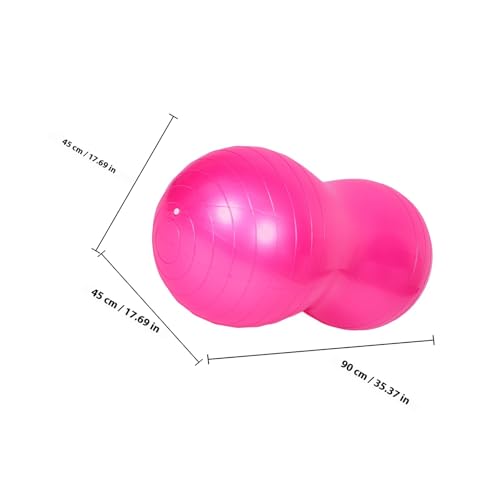Ballon cacahuète exercices Angoily en PVC polyvalent avec pompe - 2