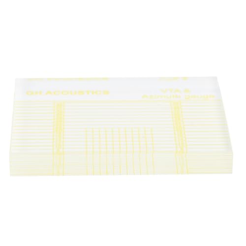 Regla de Bloque de Alineación de Alineación de Acrígricos de Acrílico Premium para de la Cabeza del Cartucho - Partes de Récord de Alta Definición, 67x48x8 Mm