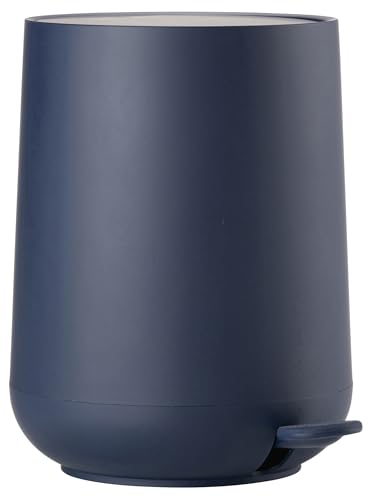 Zone Denmark Nova Mülleimer fürs Bad, Kosmetikeimer, Abfalleimer fürs Badezimmer, Durchm. 20,5 cm, Höhe 23,5 cm, Fassungsvermögen 3 Liter, Royal Blue