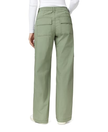 kensie Jeans for Women High Rise Cargo Pants with Tab Bottom 27.5-Inch Inseam, Sizes 0-143