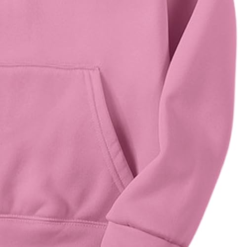 Sweatshirts for Men Round Neck Blouses Classic Solid Casual Long Sleeve Sports Pullover Loose Hoodies With Pockets4