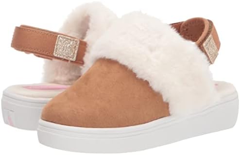 Skechers Kids Girls Street Goldie-Cozy Star Sneaker, Chestnut, 1.5 Little Kid | Image 6