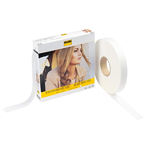 Vlieseline Cinta para bordes GP 2 cm x 100 m, 70% poliamida, 30% poliéster, color blanco, 2 cm Cover