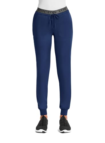 Maevn EON Sport Women’s Full Elastic Logo Waist Jogger Navy