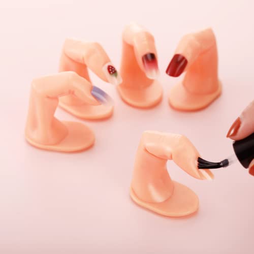 Mudder Practice Fingers Training Practice Fingers Decoration Training Fingers For Acrylic, Gel And Nail Art, 10 Pack #TOP5