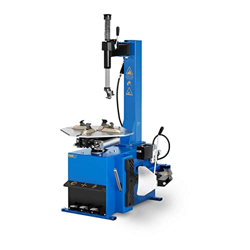 MSW Démonte Pneu Machine À Pneus Moto Montage Demontage MSW-TC-750 (1 100 W, 11-22 Pouces [27-53 cm], Plateau Autocentreur, Protections)