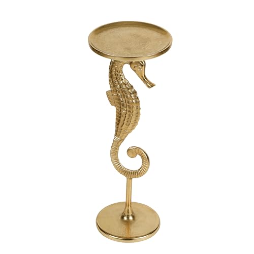 Image of Metal Brings Coastal Glam Side Table for Living Room Bedroom Home Decor Coffee Table Bedside Table and End Table