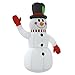 Produktbild vidaXL Aufblasbarer Schneemann mit LEDs Beleuchtet Weihnachtsdekoration Beleuchtung Weihnachtsfigur Figur Winter Deko Weihnachten 120cm
