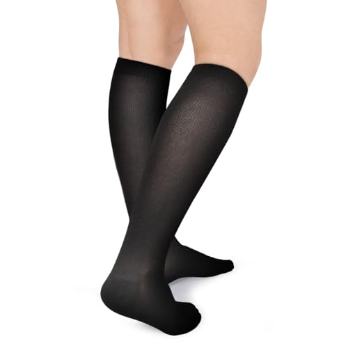Compression Socks for Women & Men Support Knee High Socks for Running Hiking Sports Air Travel 4 Pairs4