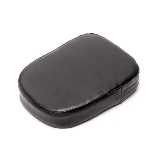 Dossier moto arrière universel en cuir PU noir pour passager de custom et Sportster