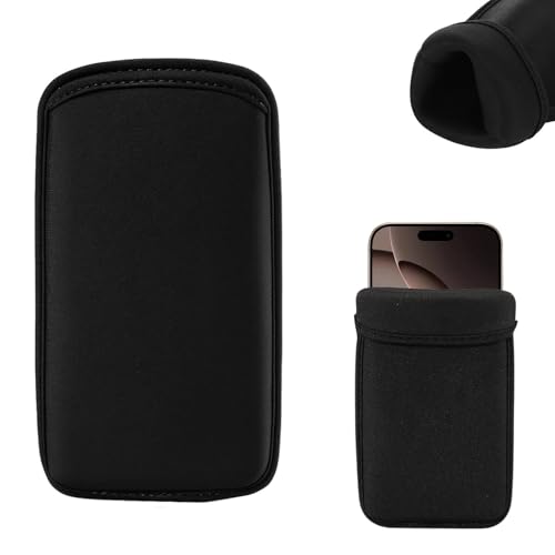 EUYKQNOI Funda universal de neopreno funda movil para iPhone 16, 15, 14, 13, 12 Pro Max, Samsung S25, S24, S23, S21 Ultra, S20+, S22+, Note20 5G, Note20 Ultra, A70, A53 5G (10,6 x 19,8 cm)
