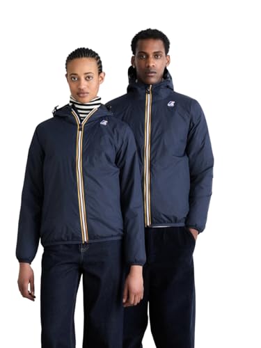 K-Way Veste Le Vrai 4.0 Claude Warm bleu Tg S