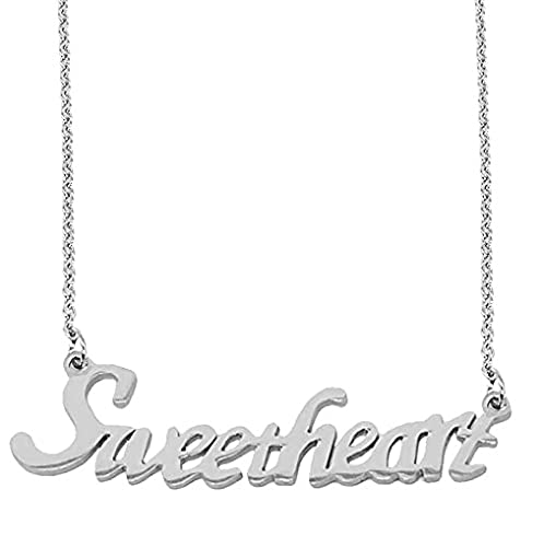 Letter Locket Pendant Necklace 