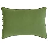 メリーナイト 枕カバー 無地カラー オリーブグリーン 約43×63cm ファスナー式 まくらが入れやすい 綿100% ニット素材 ピタッと装着 洗える オールシーズン NT4363-50