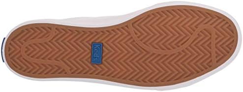 Keds Jump Kick Lace Up, Sneaker Womens, White Gold Leather, 8.5 Medium | Image 3