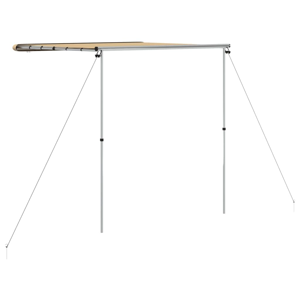 Sonnenschutz Markise für Camping und Outdoor Events sowie Wohnwagen Markise für Camping und Reisen mit stabilem Aluminiumgestänge als praktische zum Transportieren und Lagern