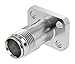 RADIALL R180540007 RF/Coaxial Connector, NEX10 Coaxial, Straight Jack, 50 ohm, Beryllium Copper