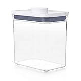 OXO GoodGrips POP Container - Airtight Food Storage - 1.7 Qt Rectangle (Set of 4) for Coffee and...