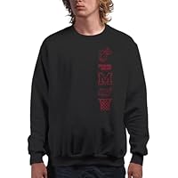 Junk Food Miami Heat LC Stacked Logo - NBA Adult Crew Fleece For Men & Women