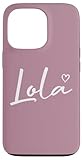 Lola Gifts For Women Grandma Heart Mother's Day Lola Case for iPhone 13 Pro