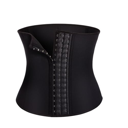 OLIns Faja Reductora Adelgazante Hombre Cinturón Abdomen Lumbar Abdominal Neopreno Sauna para Fitness Deporte (Color:Black,Size:XXL)