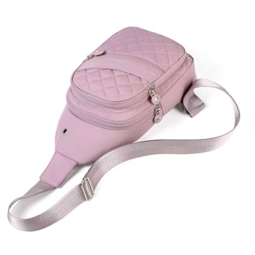Image of AOSTIHOT Small Crossbody Bags Sling Bag for Women, Sling Backpack Chest Daypack Cross Body for Travel Casual Running Hiking Purple