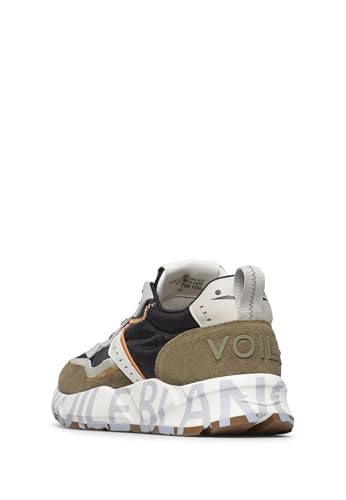 Voile Blanche Para Hombre. 2017465 Zapatillas De Piel Club01 Negro (41), Plano, 1 A 3Cm, Cordones, Casual - 5