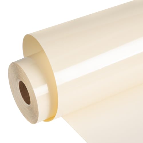 HTVRONT Beige Heat Transfer Vinyl Roll - 12' x 30ft Beige Iron on...