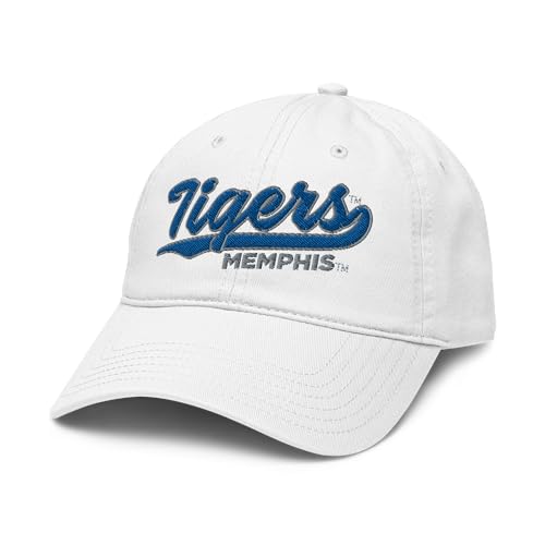 Gorra de Béisbol Ajustable Oficial Memphis Tigers Blanca miniatura 1