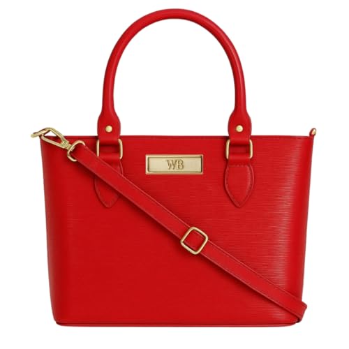 Bolsa Feminina Lorena + Alça Removível Com Regulagem Willibags.(Vermelha)