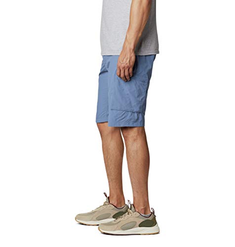 Image of Columbia Men's Regular Fit Shorts (AM4723 Cypress Heather Camo Print 40)
